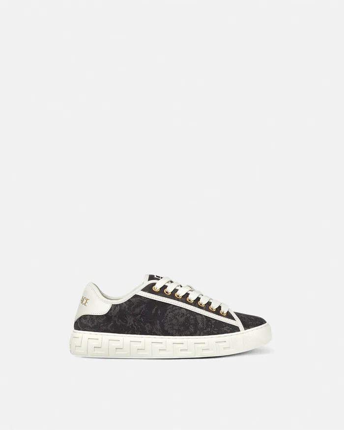 Versace Barocco Greca Sneakers Blackprint Women Sneakers