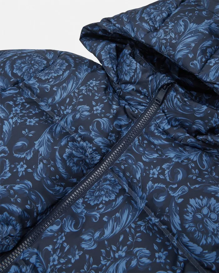 Versace Barocco Puffer Jacket Blueprint Kids Outerwear