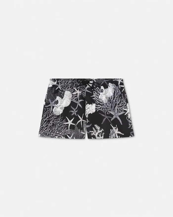 Versace Barocco Sea Swim Shorts Blackprint Men Swimwear