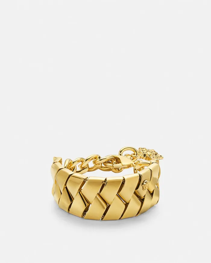Versace Bind Bracelet Light Gold WomenMen Bracelets