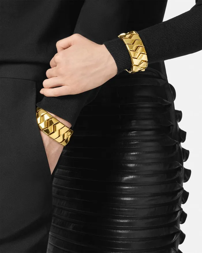 Versace Bind Bracelet Light Gold WomenMen Bracelets