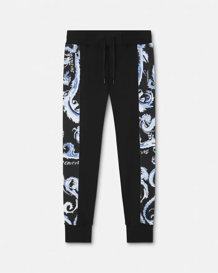 Versace Chromo Couture Sweatpants Blueprint Men Jeans Couture