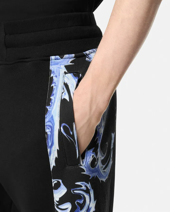 Versace Chromo Couture Sweatpants Blueprint Men Jeans Couture