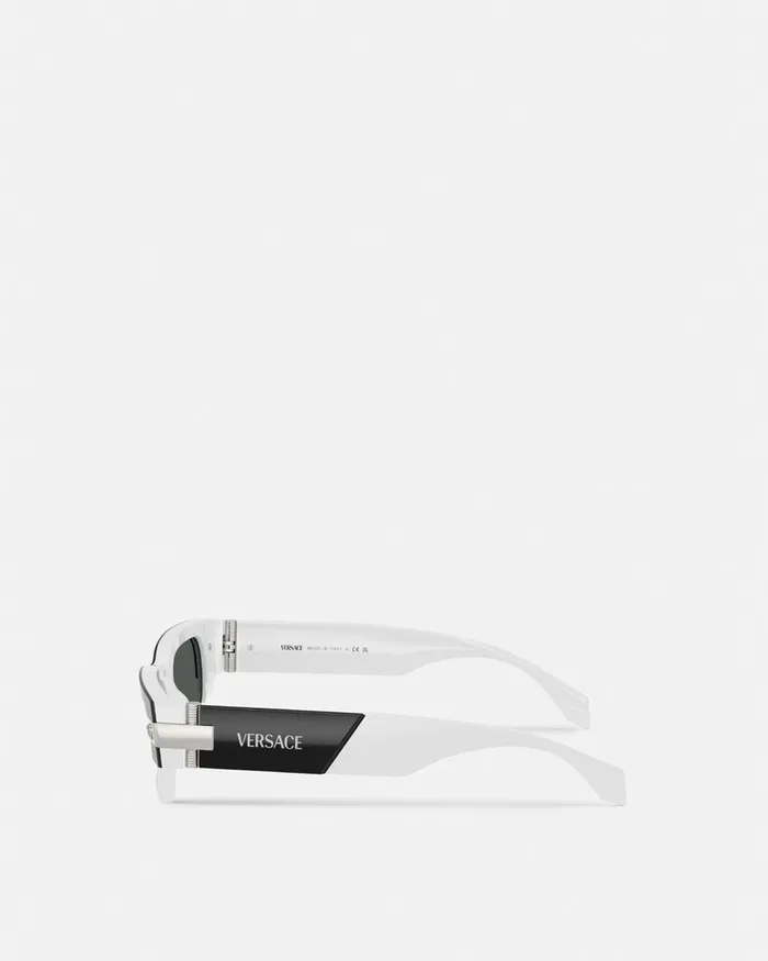 Versace Classic Top Sunglasses Blackwhite Men Sunglasses