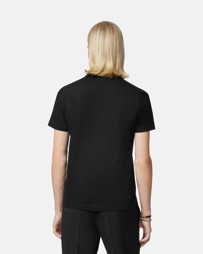 Versace Crystal Medusa Milano TShirt Black Men TShirts and Polos