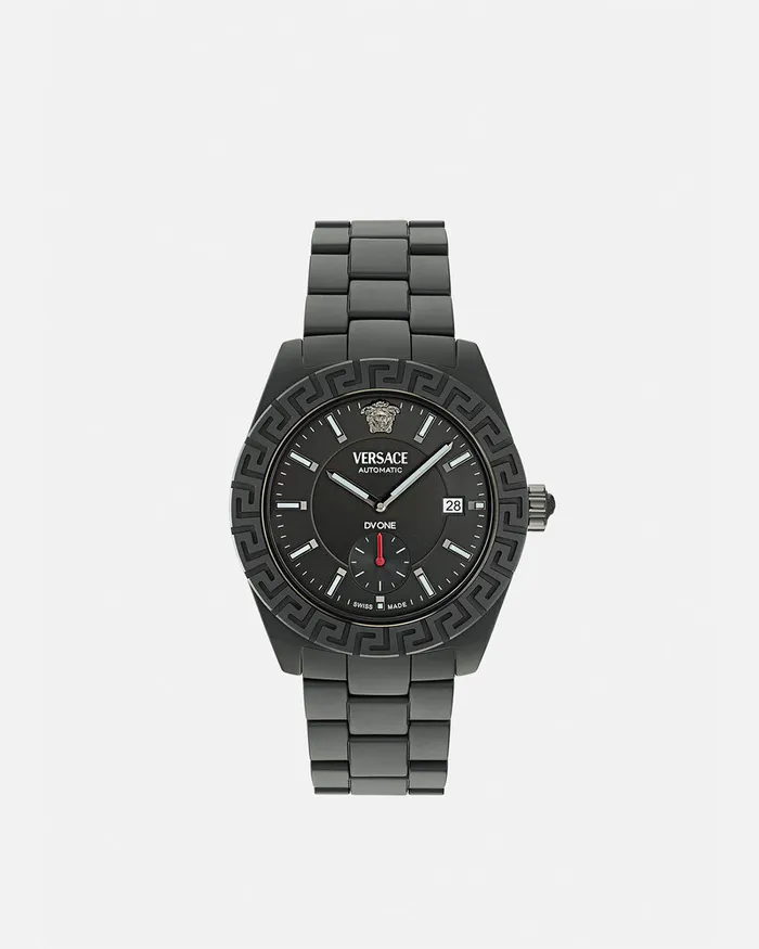 Versace Dv One Automatic Watch Black Men Watches