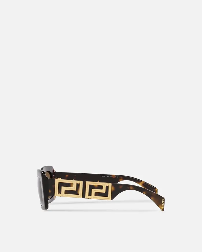 Versace Endless Greca Sunglasses Havana Women Sunglasses