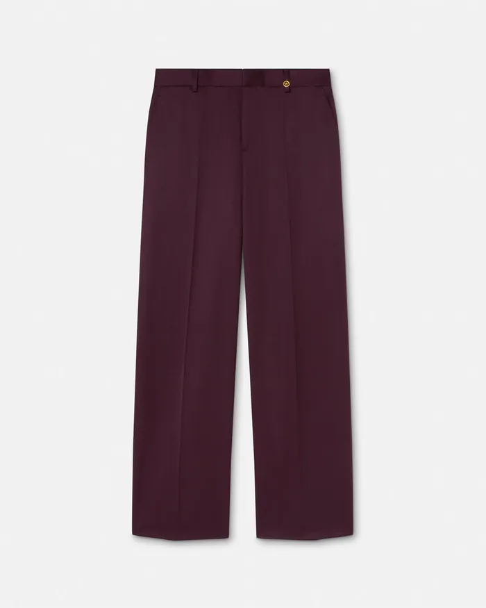 Versace Formal Wool Pants Brown Men Pants and Shorts