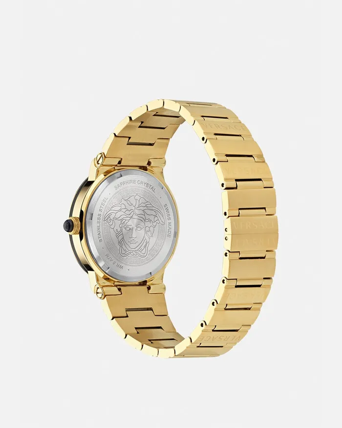 Versace Greca Logo Moonphase Watch Pnul Women Watches