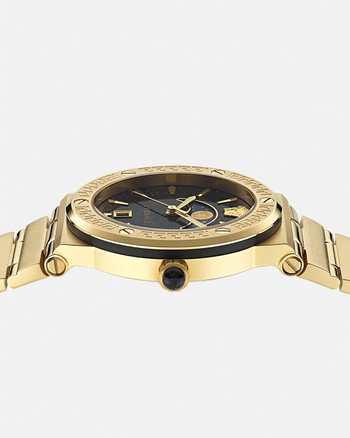 Versace Greca Logo Moonphase Watch Pnul Women Watches