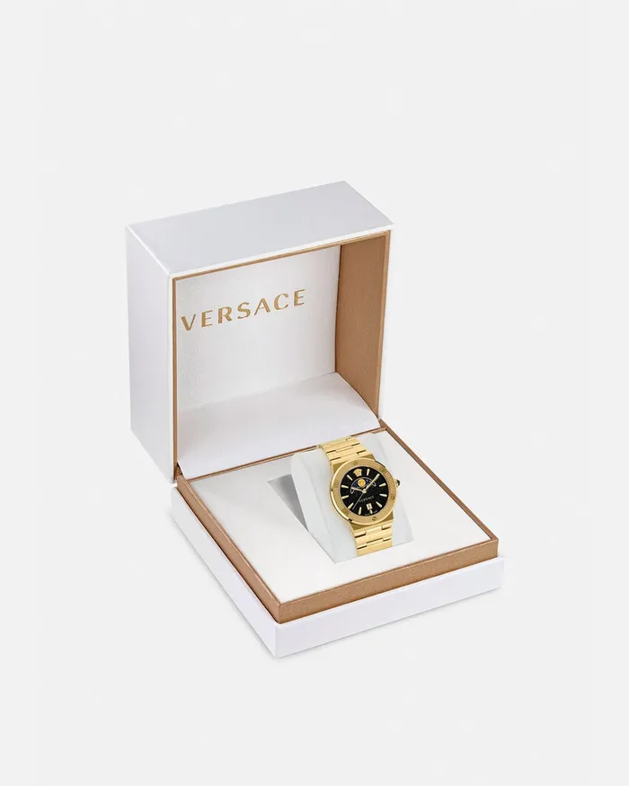 Versace Greca Logo Moonphase Watch Pnul Women Watches