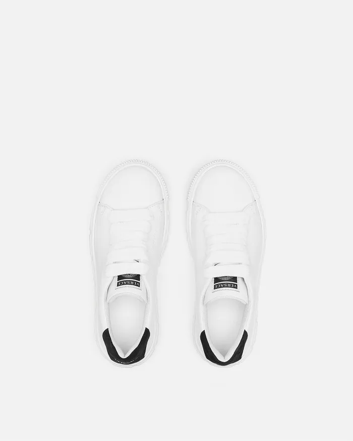Versace Greca Sneakers Blackwhite Kids Shoes