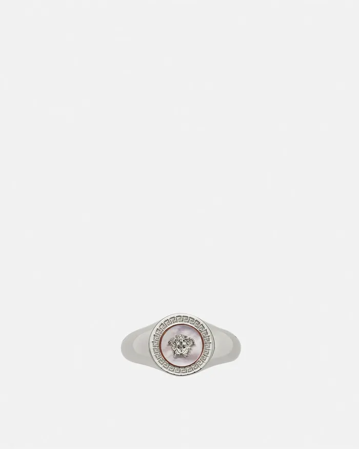 Versace Icon Ring Silver WomenMen Rings