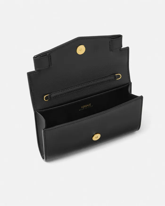 Versace Medusa 03995 Clutch Blackgold Women Mini Bags and Clutches