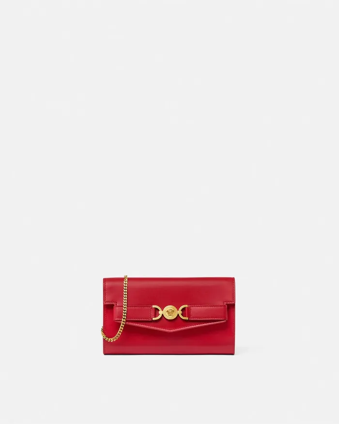 Versace Medusa 03995 Clutch Red Women Mini Bags and Clutches
