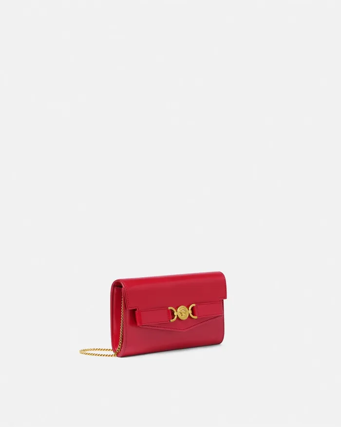 Versace Medusa 03995 Clutch Red Women Mini Bags and Clutches