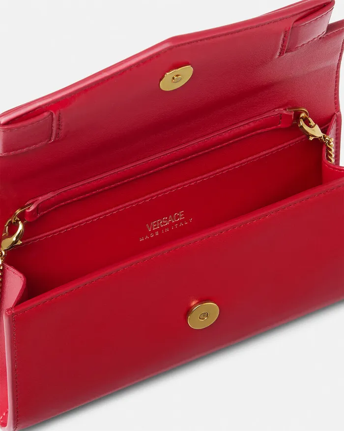 Versace Medusa 03995 Clutch Red Women Mini Bags and Clutches