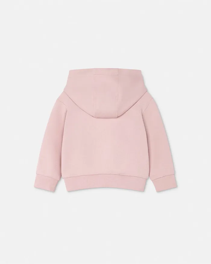 Versace Medusa Baby Hoodie Light Pink Kids Knitwear and Sweatshirts