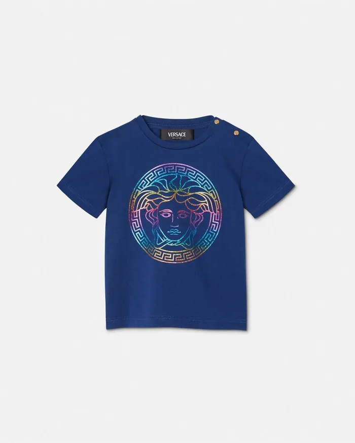 Versace Medusa Baby TShirt Blue Kids Shirts and Tshirts