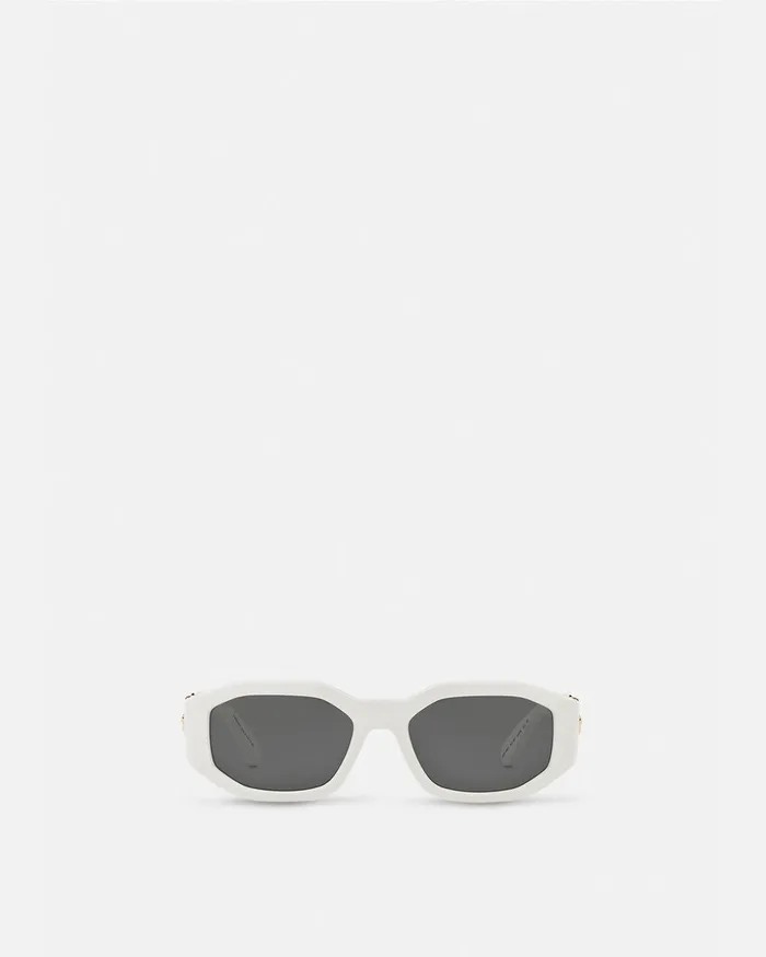 Versace Medusa Biggie Sunglasses White WomenMen Sunglasses