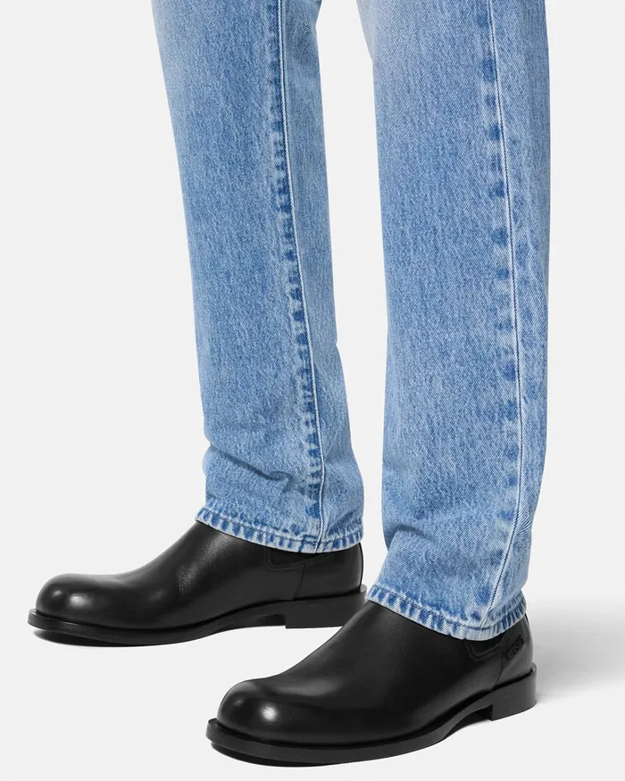 Versace Metropoli Chelsea Boots Black Men Boots