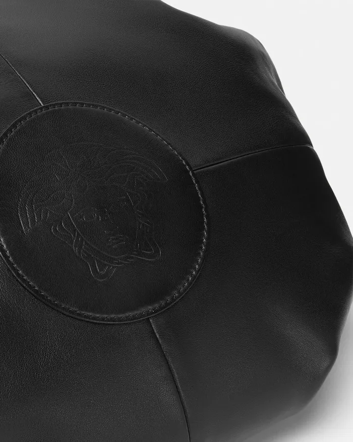 Versace Protea Shoulder Bag Blackgold Women Shoulder and Crossbody