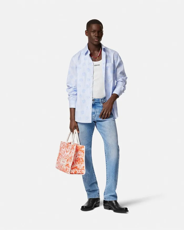 Versace RegularFit Jeans Blue Men Pants and Shorts