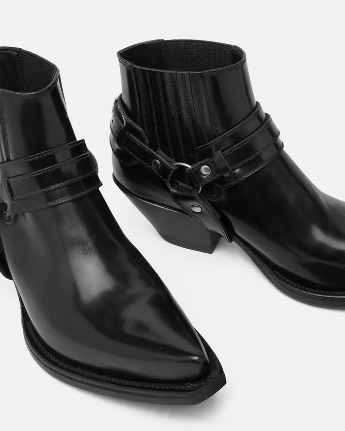 Versace Texano Ankle Boots 50 Mm Black Women Boots
