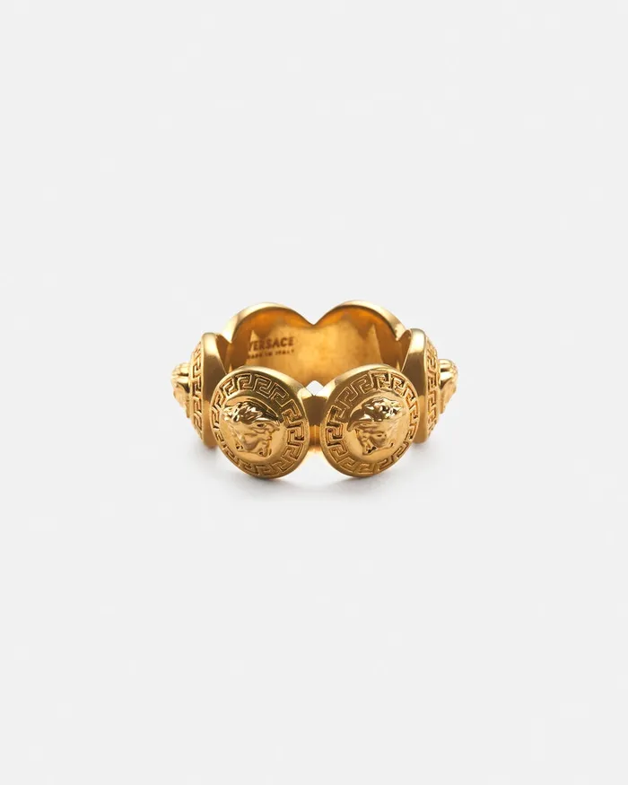 Versace Tribute Medusa Ring Gold WomenMen Rings