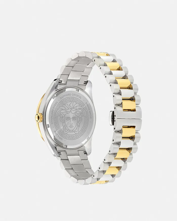 Versace VDome Watch Goldsilver Men Watches