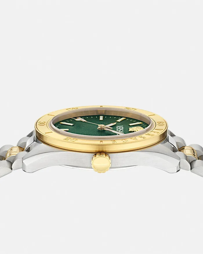 Versace VDome Watch Goldsilver Men Watches
