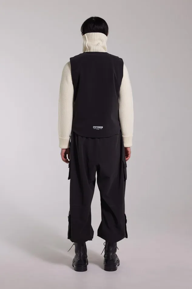 Vests Men Stutterheim Peace Matte Vest Black