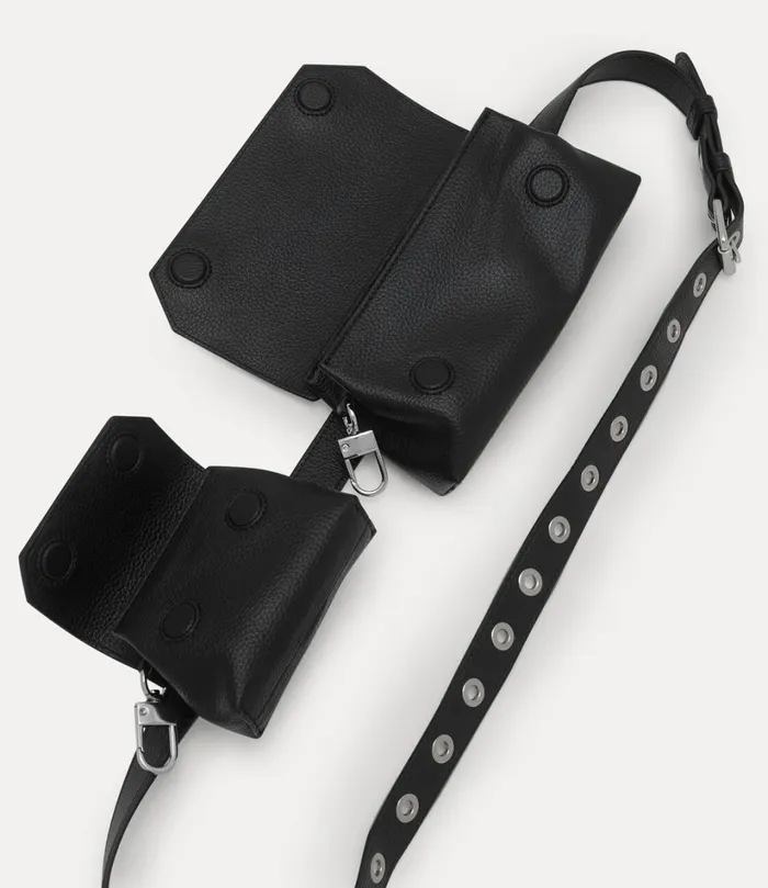Vivienne Westwood Belts And Harnesses WomenMen Multi Pouch Belt Black