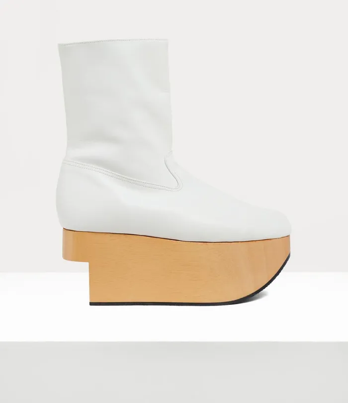 Vivienne Westwood Boots Women Rocking Horse Boot White