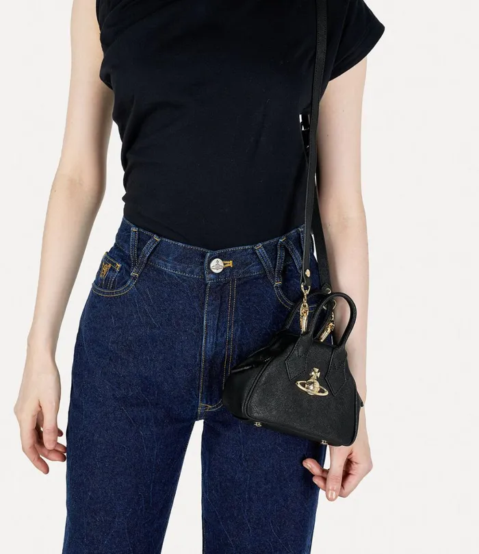 Vivienne Westwood Handbags Women Mini Yasmine Bag Black