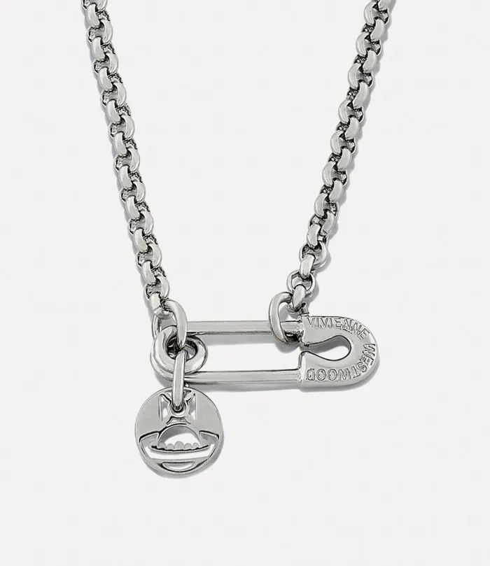 Vivienne Westwood Necklaces Men Man Imogene Necklace Platinum