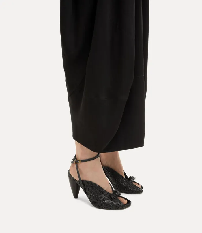 Vivienne Westwood Sandals Women Bow Peep Shoe Black