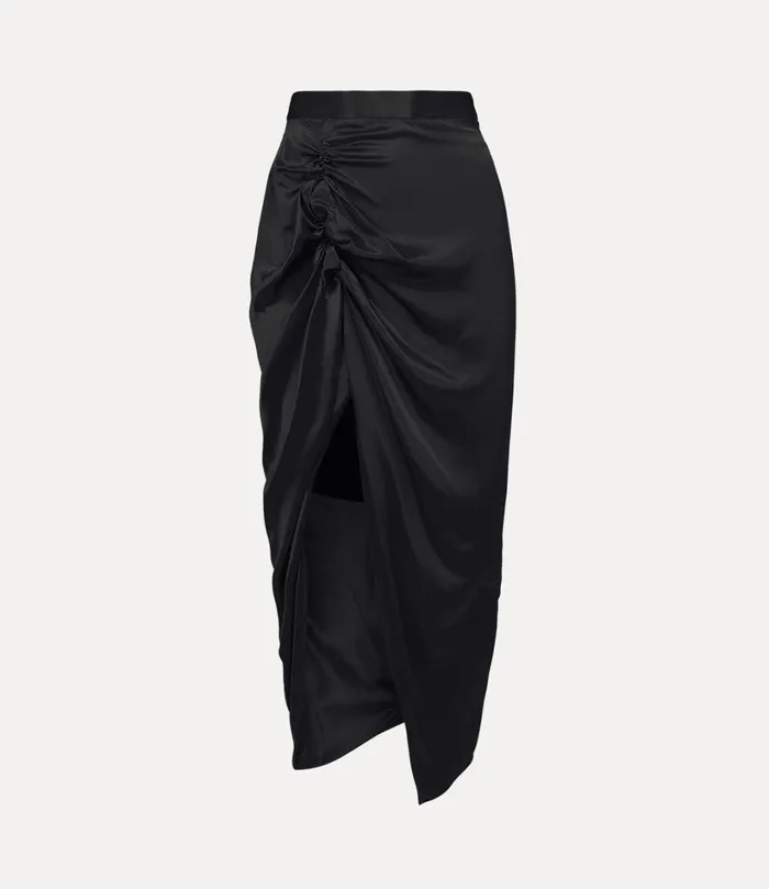 Vivienne Westwood Skirts Women Long Side Panther Skirt Black