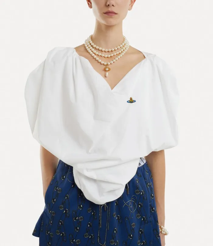 Vivienne Westwood Tops And Shirts Women Heart Top White