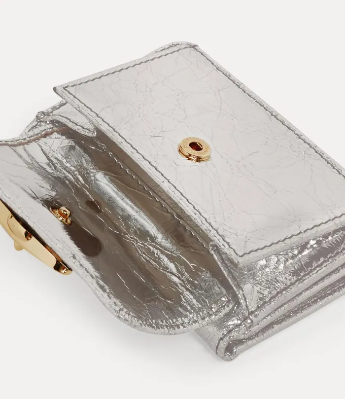 Vivienne Westwood Wallets And Purses Women Small Flap Purse Silver