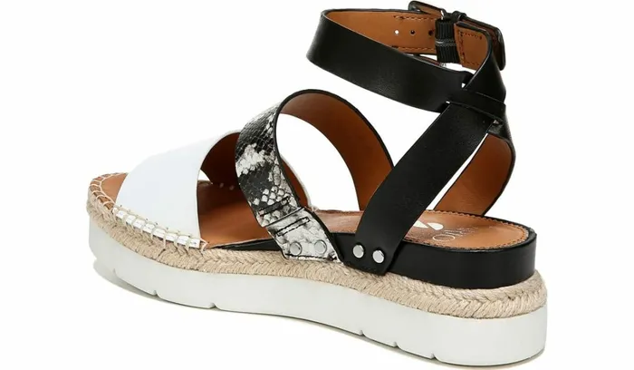 Wedge Sandals Women Franco Sarto Sarto Calvin 2 Wedge Sandal Roccia Snake Print Leather