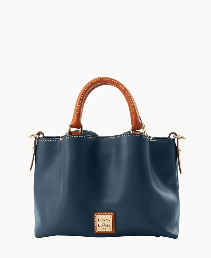 Wexford Leather Mini Barlow Midnight Blue Woman Dooney and Bourke Satchels