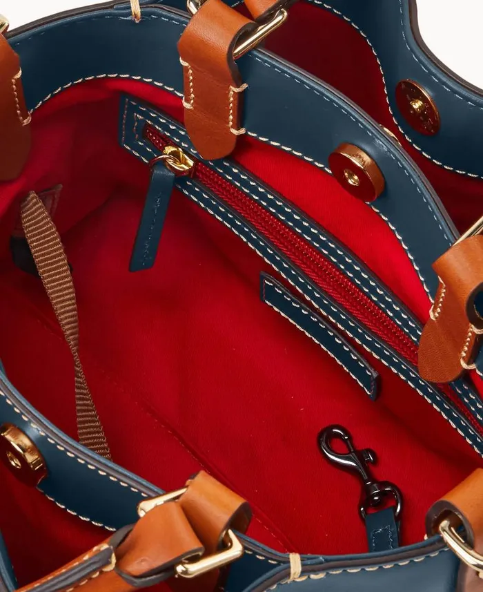 Wexford Leather Mini Barlow Midnight Blue Woman Dooney and Bourke Satchels Wexford Leather Mini Barlow Midnight Blue Woman Dooney and Bourke Satchels