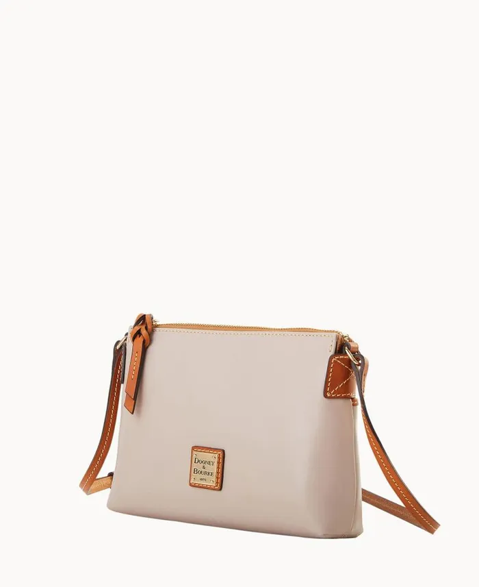 Wexford Leather Rosie Crossbody Oyster Woman Dooney and Bourke Crossbodies