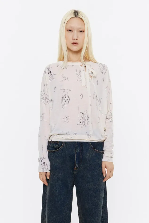 White Circus Wool Tshirt Circus Off White Women Bimba Y Lola TShirts