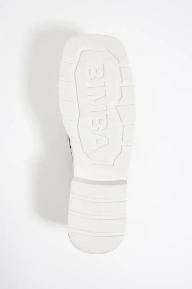 White Shiny Leather Loafer White Women Bimba Y Lola Loafers White Shiny Leather Loafer White Women Bimba Y Lola Loafers