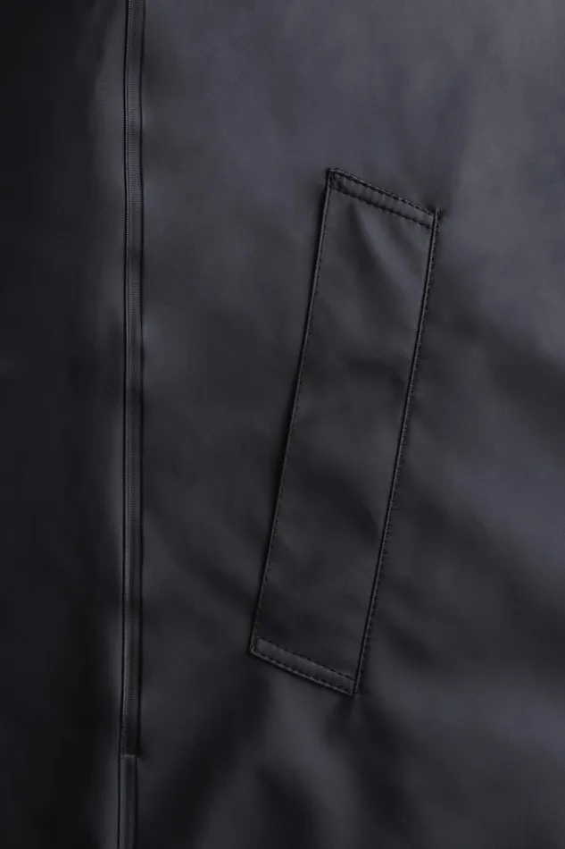 Winter Coats Men Stutterheim Stockholm Long Winter Jacket Black
