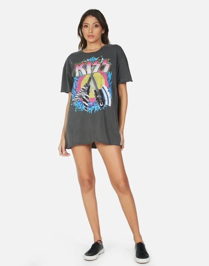 Women039s Geneva KISS Animalize Pigment Black Lauren Moshi Dresses