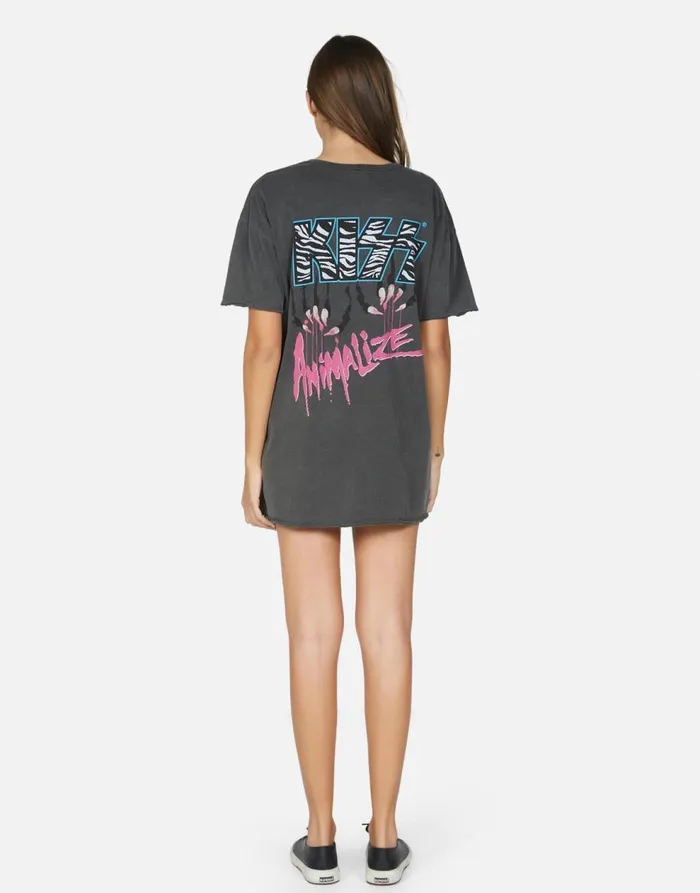 Women039s Geneva KISS Animalize Pigment Black Lauren Moshi Dresses