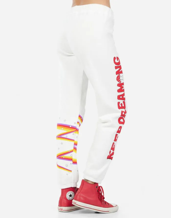 Women039s Gia Keep Dreaming Milk Lauren Moshi Long Sweatpants